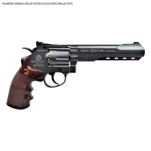 BRUNI CO2 4,5MM REVOLVER 6 BLACK (BR-702B)