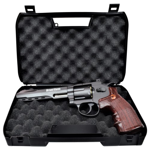 BRUNI CO2 4,5MM REVOLVER 6 BLACK (BR-702B)