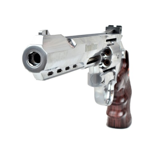 BRUNI REVOLVER CO2 CAL 4,5 C N 821 6 ARGENTO (BR-702S)