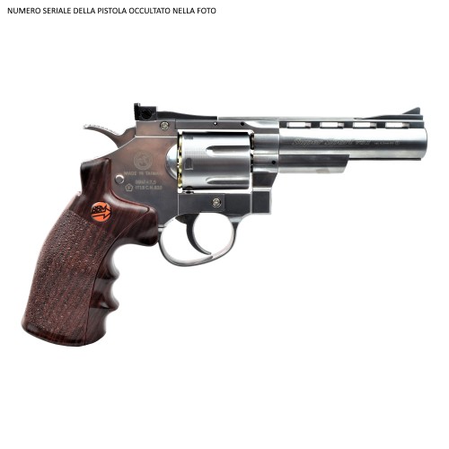 BRUNI CO2 4,5MM REVOLVER 4 SILVER (BR-701S)