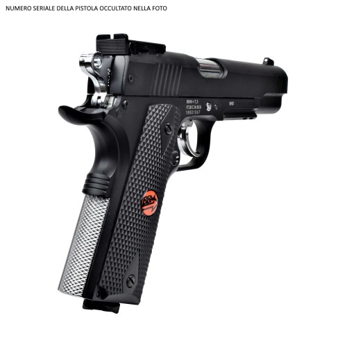 BRUNI CO2 4,5MM PISTOL U S  COMBAT 1911 FULL METAL BLACK (BR-601MB)