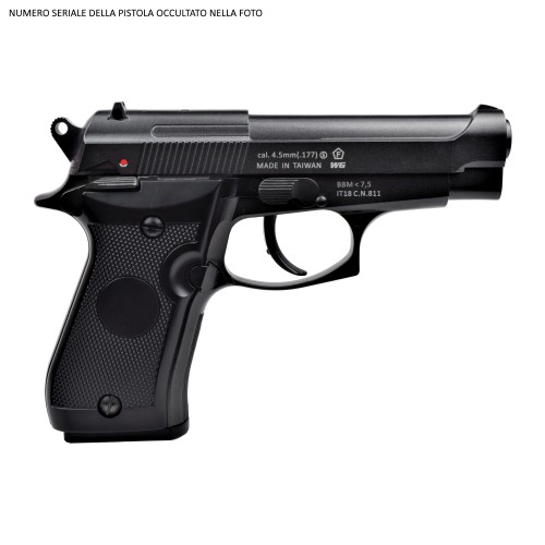 BRUNI CO2 4,5MM PISTOL M84 BLACK (BR-323MB)