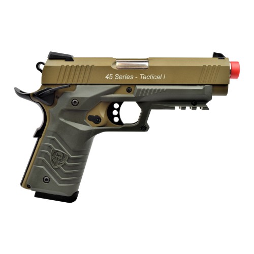 HFC GAS PISTOL HG-171 TACTICAL 1911 TAN/GREEN (HG 171T)