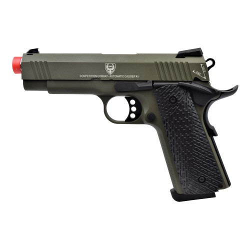 HFC GAS PISTOL HG-171 TACTICAL 1911 GREEN/TAN (HG 171G)