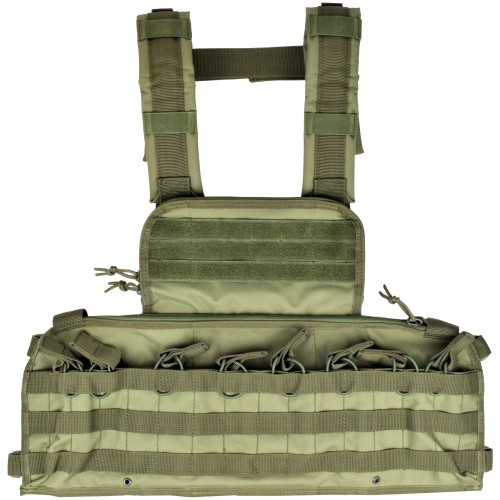 JS-TACTICAL TACTICAL VEST GREEN (JS-1758V) - FRONT