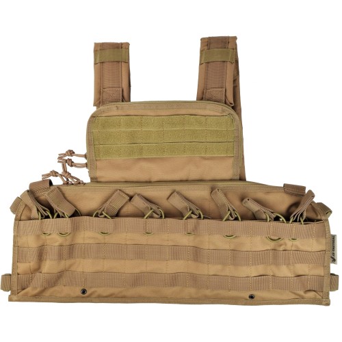 JS-TACTICAL TACTICAL VEST TAN (JS-1758T) - FRONT