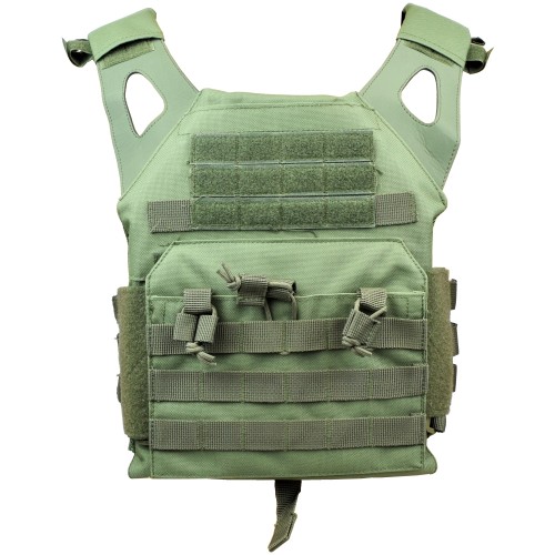 JS-TACTICAL TACTICAL VEST GREEN (JS-1857V) - FRONT