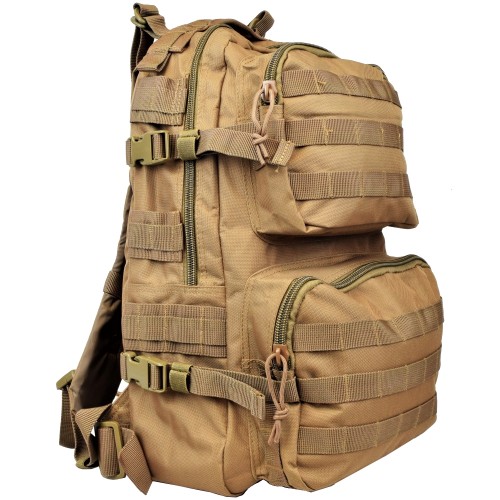 JS-TACTICAL ZAINO TATTICO TAN (JS-1859T) - LATERALE