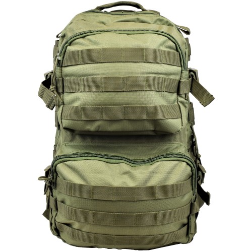 JS-TACTICAL RUCKSACK GREEN (JS-1859V) - FRONT VIEW