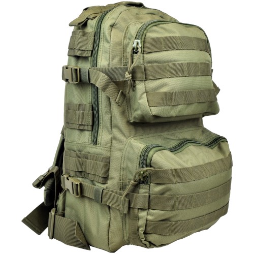 JS-TACTICAL ZAINO TATTICO VERDE (JS-1859V) - VISTA LATERALE