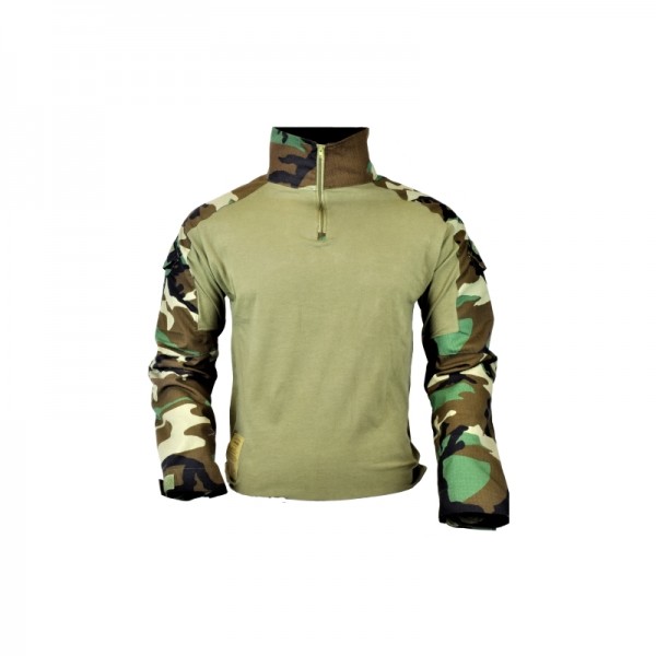 JS-TACTICAL COMBAT SHIRT JS-WARRIOR WOODLAND M (JSWAR-MG-W-M)