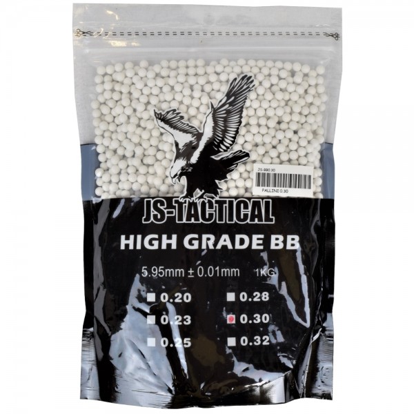 JS-TACTICAL PALLINI 0,30G CONFEZIONE 1 KG BIANCHI (JS-BB0.30)