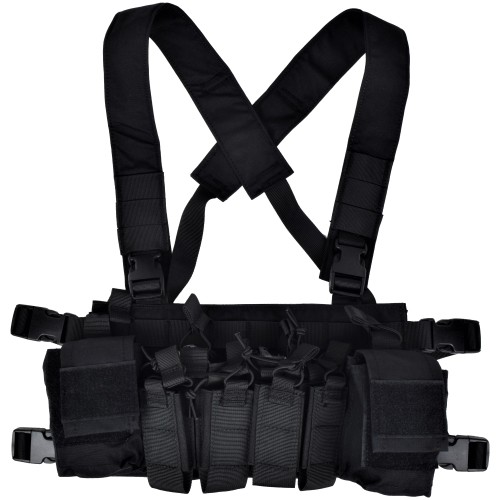 WOSPORT TACTICAL VEST MULTIFUNZIONE NERO (WO-VE56B)