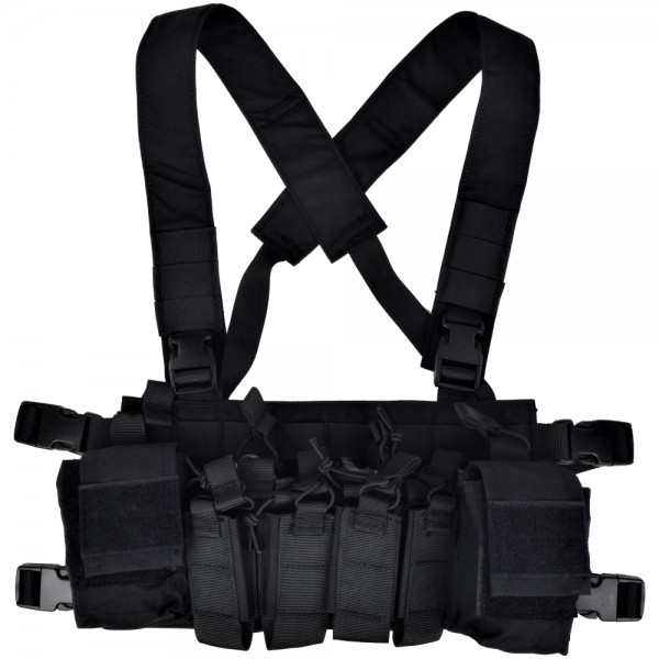 WOSPORT MULTIFUNCTIONAL TACTICAL VEST BLACK (WO-VE56B)