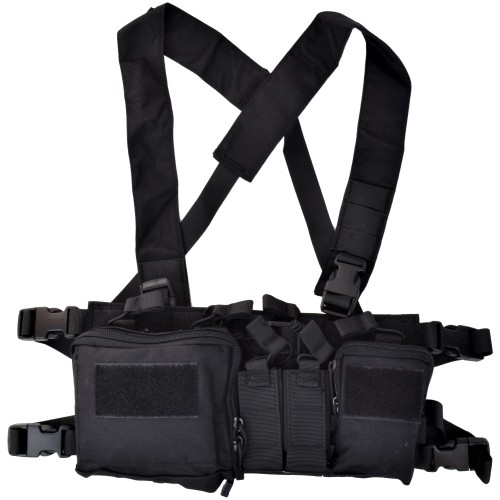 WOSPORT MULTIFUNCTIONAL TACTICAL VEST BLACK (WO-VE57B)