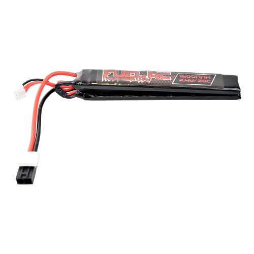 FUEL Li-Po BATTERY 7.4v x 1600mAh NUNCHUCK SLIM (FL-7.4X1600N)