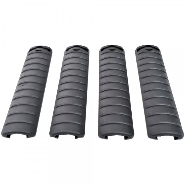 BIG DRAGON 20MM RAIL COVER 4 PIECES SET BLACK (BD-0666)