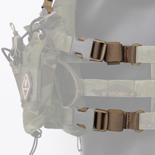 EMERSON GEAR CHEST RIG TO VEST ADAPTER KIT COYOTE BROWN (EM7330CB)