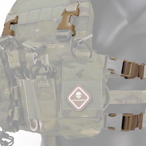 EMERSON GEAR CHEST RIG TO VEST ADAPTER KIT COYOTE BROWN (EM7330CB)