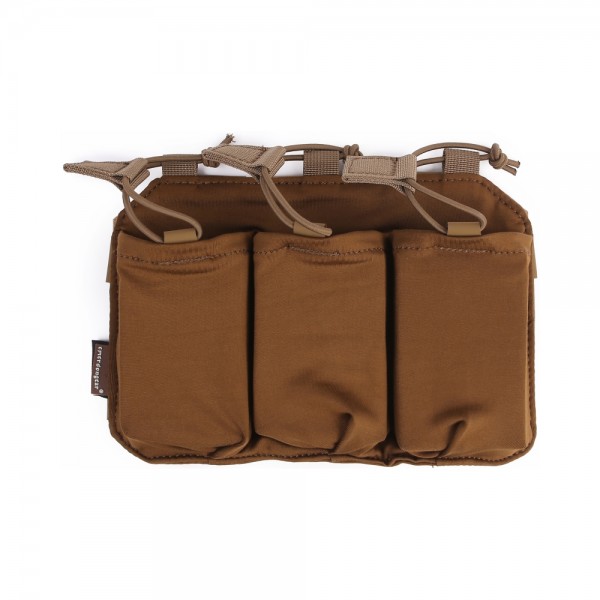 EMERSONGEAR TRIPLE MAGAZINE POUCH FOR SS VEST COYOTE BROWN (EM6402CB)