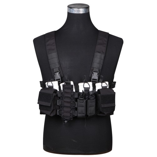 EMERSON GEAR D3CR TACTICAL CHEST RIG BLACK (EM7442B)