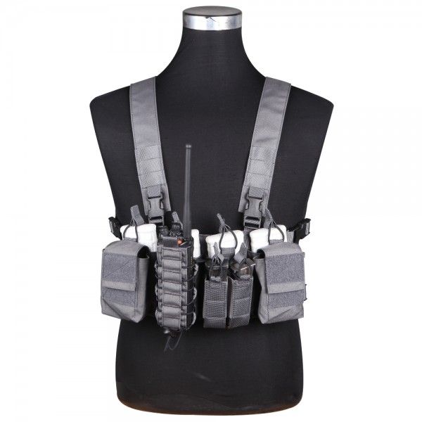 EMERSON GEAR D3CR TACTICAL CHEST RIG WOLF GREY (EM7442WG)