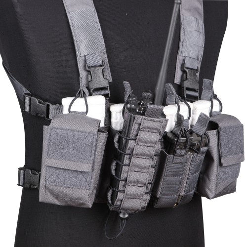 EMERSON GEAR D3CR TACTICAL CHEST RIG WOLF GREY (EM7442WG)