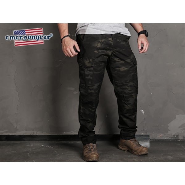 EMERSONGEAR BLUE LABEL ERGONOMIC FIT LONG PANTS MULTICAM BLACK XL SIZE (EMB9463MCBK-XL)