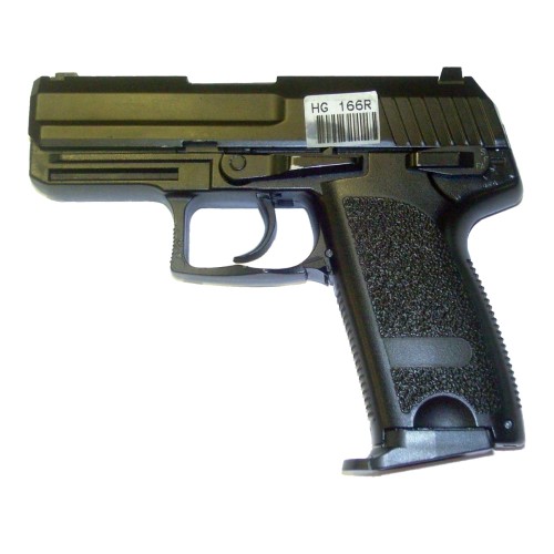 HFC PISTOLA A GAS HALF METAL RAFFICA NERA (HG 166R)