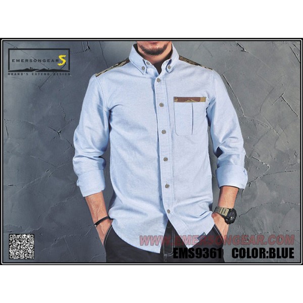 EMERSONGEARS GEN3 DIALY SHIRT BLUE LARGE SIZE (EMS9361B-L)