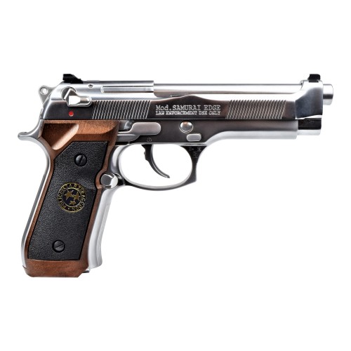 WE GAS PISTOL M92 BIOHAZARD SILVER (W2058S)