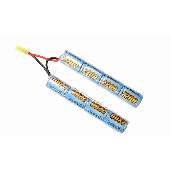 E-TANG POWER NI-MH BATTERY 9.6V X 2200MAH CQB VERSION (9.6X2200CQB) E-TANG POWER NI-MH BATTERY 9.6V X 2200MAH CQB VERSION (9.6X2200CQB)
