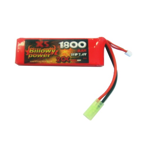 BILLOWY POWER LI-PO BATTERY 7.4V X 1800mAh 20C (BL-7 4X1800)