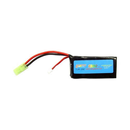 E-TANG POWER LI-PO BATTERY 7.4V X 1300mAh 25C ACTION (7.4X1300)