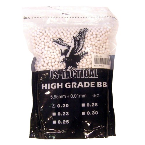 JS-TACTICAL BALL PELLETS 0,20G WHITE (JS-BB0.20)