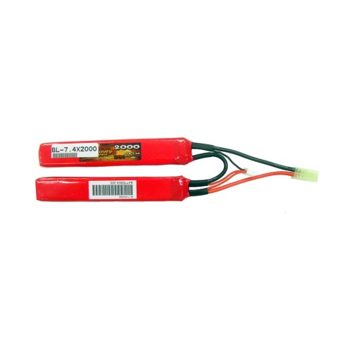 BILLOWY POWER LI-PO BATTERY 7.4V X 2000MAH 20C (BL-7.4X2000)