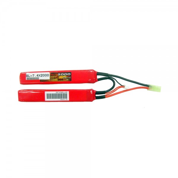 BILLOWY POWER LI-PO BATTERY 7.4V X 2000MAH 20C (BL-7.4X2000) BILLOWY POWER LI-PO BATTERY 7.4V X 2000MAH 20C (BL-7.4X2000)