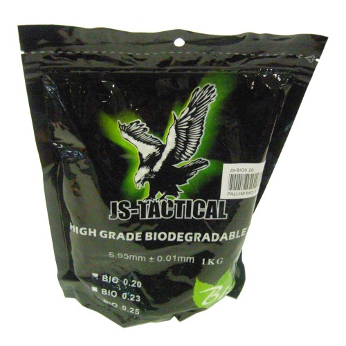 Billes Airsoft JS Tactical Biodégradables 0,25g - Pro Army