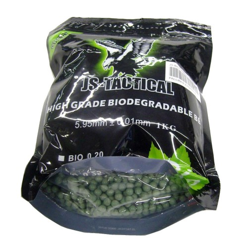 Billes Airsoft JS Tactical Biodégradables 0,25g - Pro Army